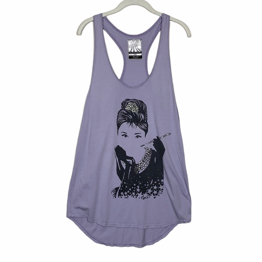 Kid Dangerous Audrey Hepburn Racerback Tank